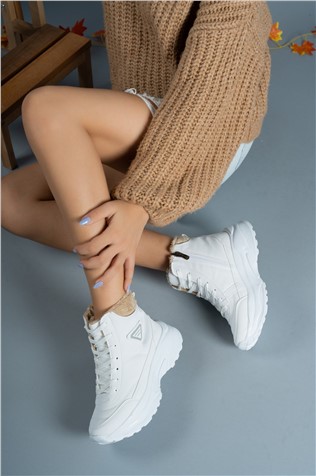 Botas Unissex 0012123 - Bege #358541