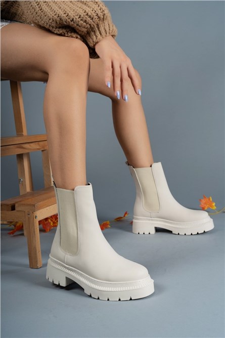 Botas Femininas 0012213 - Bege Mate #361691