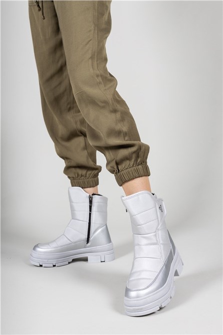 Botas infantis de neve 0012820 - Prata #325998