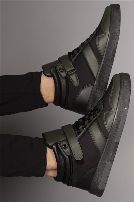 Botas esportivas masculinas 00122935 - cáqui #362113