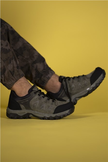 Botas de caminhada masculinas 00127053 - cáqui #325393