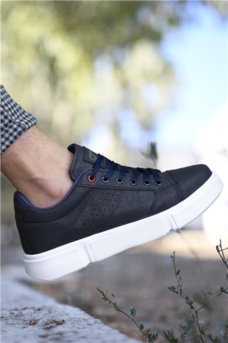 Muške sportske cipele 0012Y10 - Tamno plava #325284