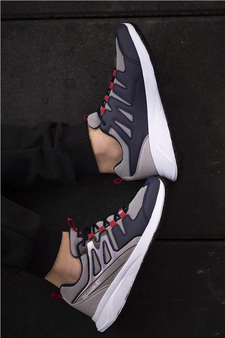 Calçados esportivos unissex 0012705 - Cinza-Azul #327232