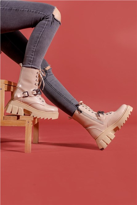 Botas femininas 0012150 - Bege #330381