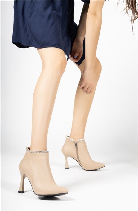 Botas Femininas 001210 - Bege #326272