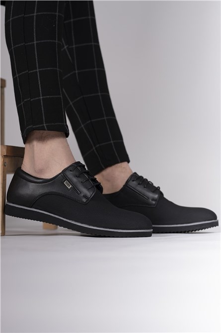 Sapatos casuais masculinos 0012682 - Preto #334496
