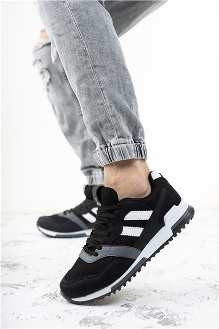 Calçados Esportivos Unisex 0012863 - Preto com Branco #325954