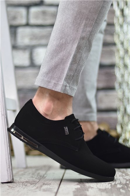 Sapatos Casuais Masculinos 0012211 - Preto #325169