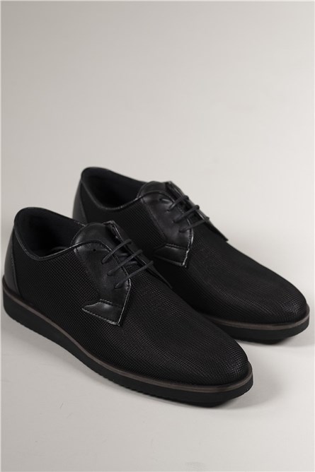Sapatos casuais masculinos 0012232 - Preto #334490