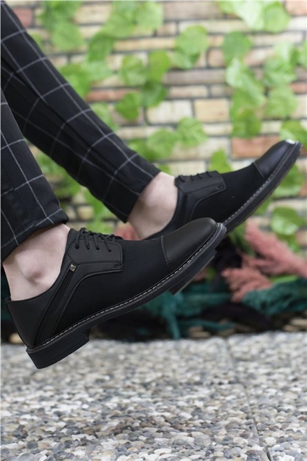 Sapatos Casuais Masculinos 0012117 - Preto #334455