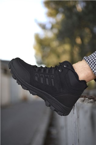 Botas unissex com rabisco 0012X6 - Preto #325370