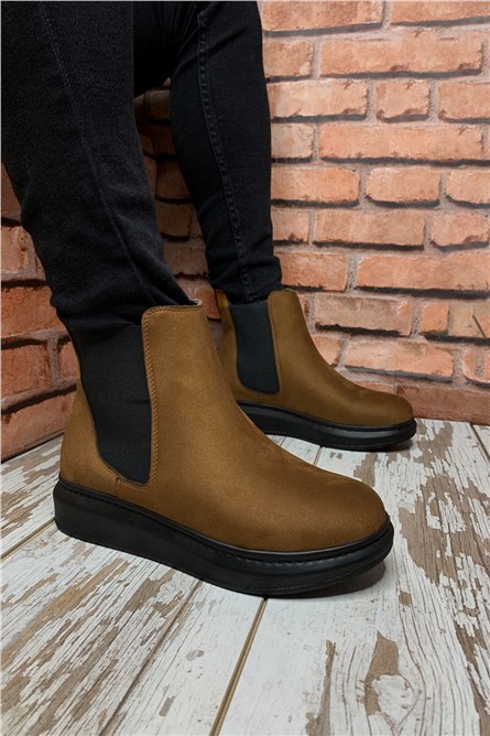 Botas masculinas de camurça 0012M04 - Taba #325004
