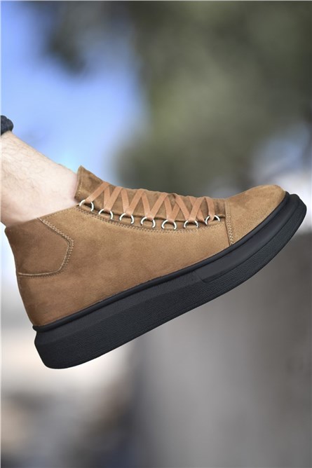 Botas masculinas de camurça 0012575 - Taba #325271