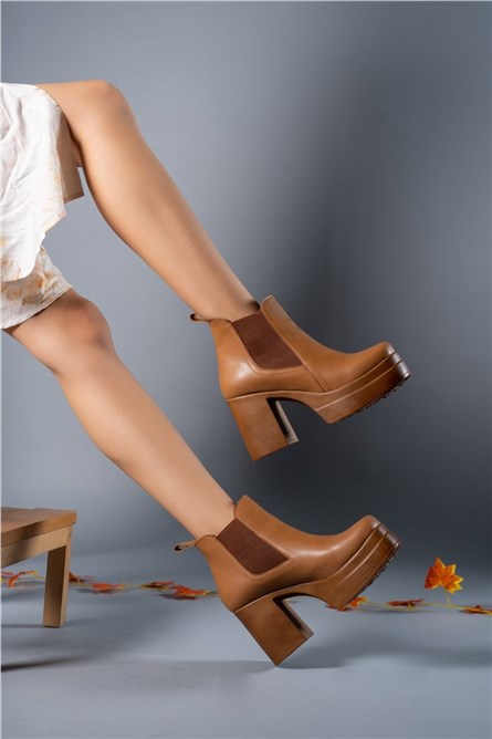 Botas femininas de salto alto 00126200 - Taba #358952