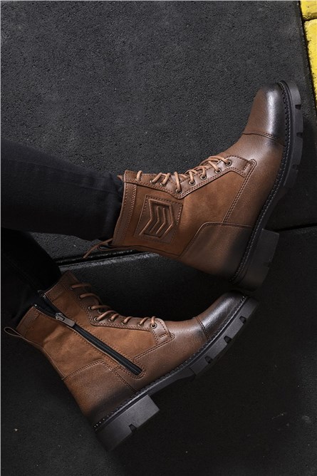 Botas Masculinas 0012638 - Marrom Claro #326258