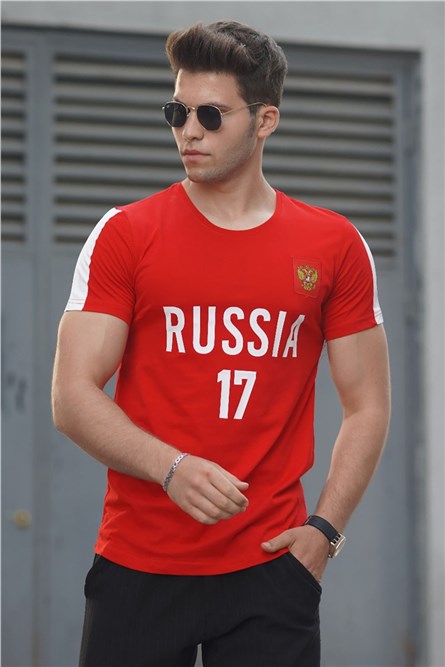 Madmext Camiseta Masculina  - Vermelha #289020