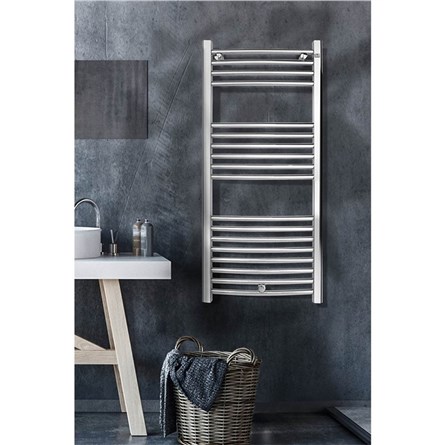 Sanpan Fűtőcső fürdőszobába 500x1000 mm - Króm #339189