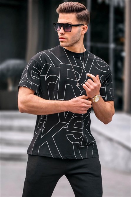 Camiseta Masculina 6061 - Preta #394474