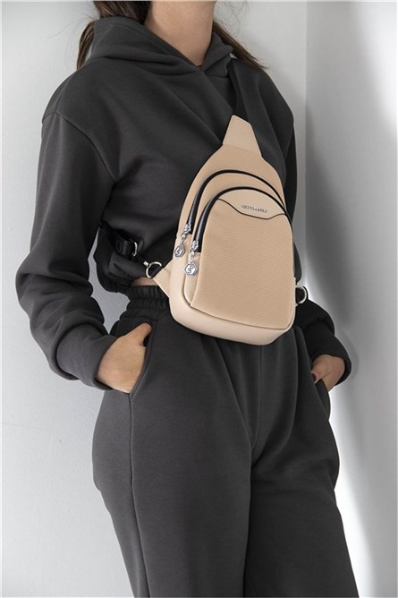 Bolsa POLO PRATA 959 - Bege #332715