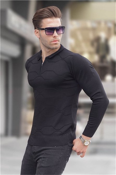 Suéter Masculino Tricotado 5783 - Preto #361287