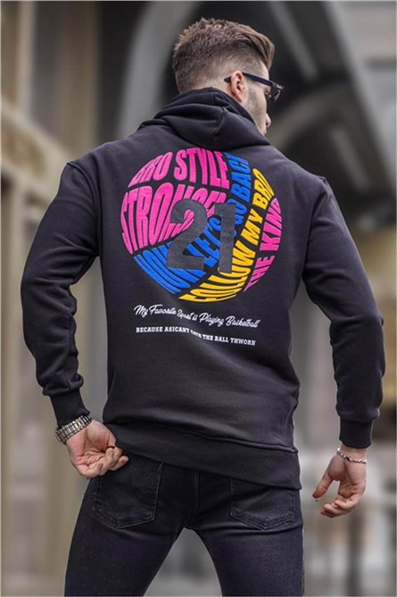 Moletom Masculino 6042 - Preto #361956