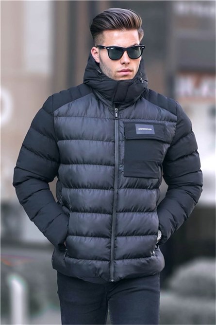 Giacca con cappuccio Uomo 5774 - Nero #358699