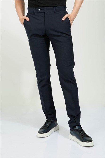 Calça Masculina Clássica Slim Fit - Preta #357721