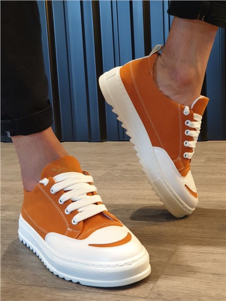 Sapatos Masculinos de Cadarço SLW-021 - Cor Taba #371350