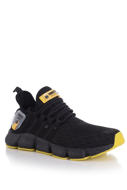 Sapatos masculinos Tb1692 - Preto com amarelo 291035
