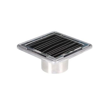 Sukar Line 9 10x10 cm Beyaz Çizgili Siyah Yer Süzgeci  #342493