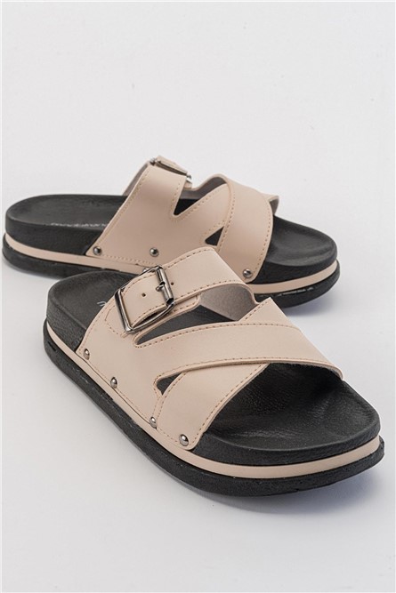 Chinelos Casuais Femininos - Bege #381882