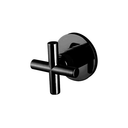 Valvola di intercettazione incorporata Tema Cross - Nero opaco # 344336
