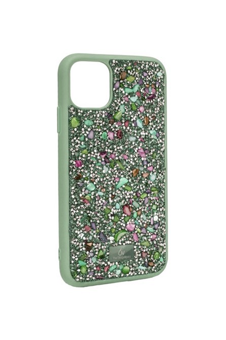  The Bling World Parte traseira de silicone para iPhone 11 Pro Verde 734338