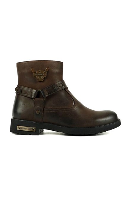 Botas masculinas de couro genuíno Hammer Jack - Marrom #368122