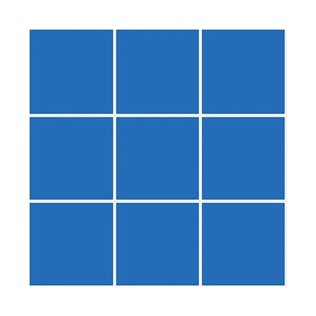 VitrA Color Porculanska pločica 10x10cm - Plava #356600