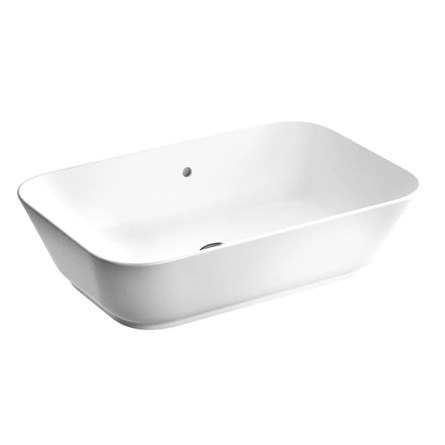 VitrA 60 cm Beyaz Armatür Deliksiz Dikdörtgen Çanak Lavabo  #345043