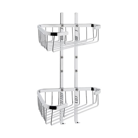 Dvostruki stalak s gljivama VitrA Base - krom #356204