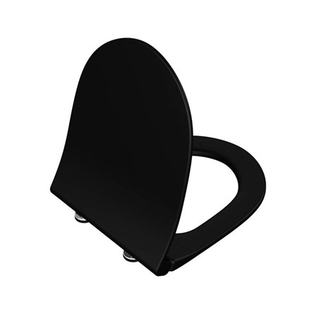 VitrA Sento Капак за тоалетна чиния с плавно затваряне - Черен мат #341207