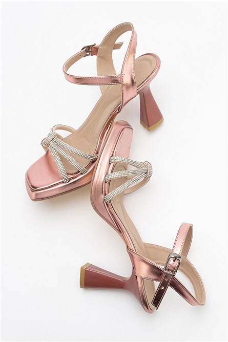 Copper Key Adore Leather Platform Sandals | Dillard's