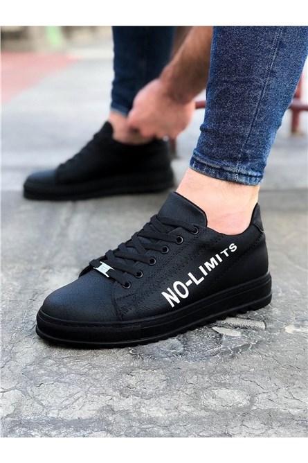 Sapatos Casuais Masculinos WG027 - Preto #317208