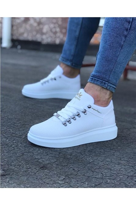 Sapatos casuais masculinos WG047 - Branco #317202