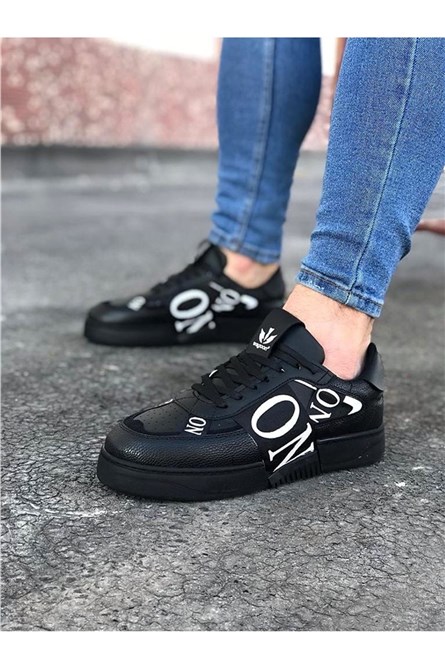 Sapatos Casuais Masculinos WG202 - Preto #324539