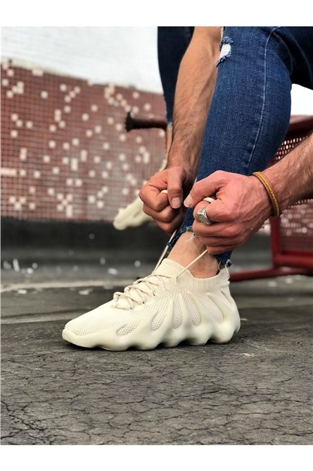 Sapatos Casuais Masculinos WG300 - Bege #331161