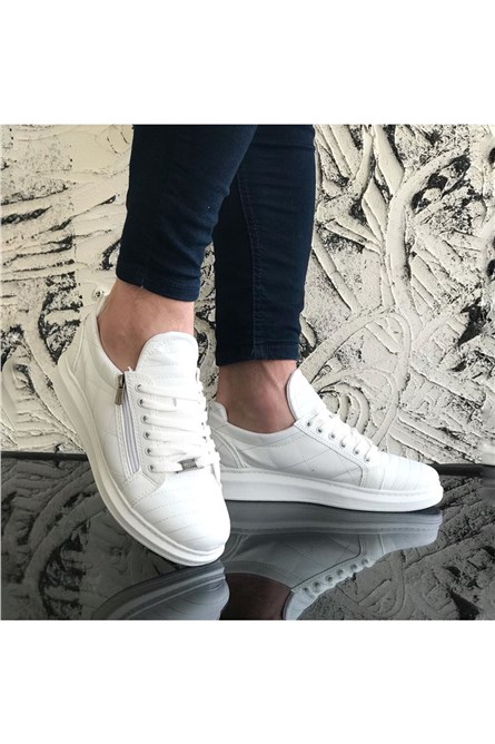 Sapatos casuais masculinos WG502 - Branco #324279