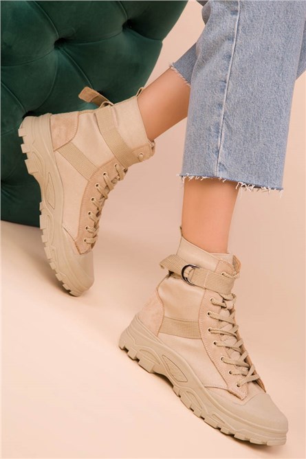 Botas Femininas - Bege 988072 #271927