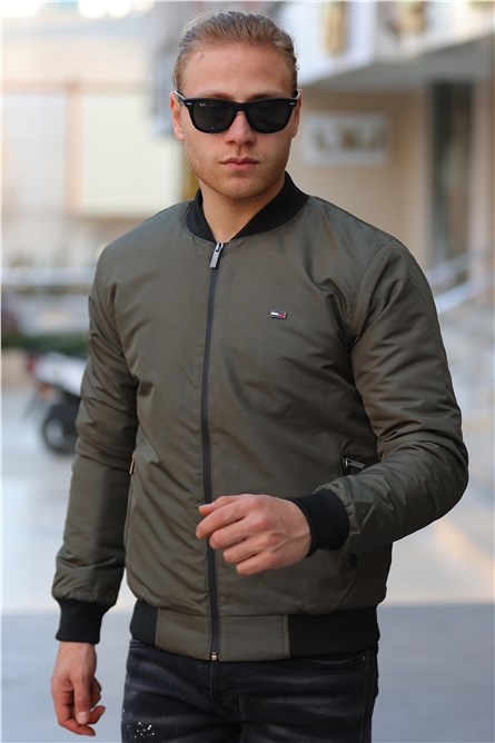 M-6-1 Jaqueta impermeável e à prova de vento para homens - Verde #408402