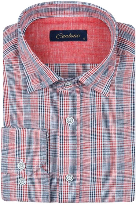 Camisa Masculina de Manga Longa - Vermelha #268415