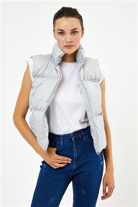 Colete Feminino Tbg068 - Cinza #311017