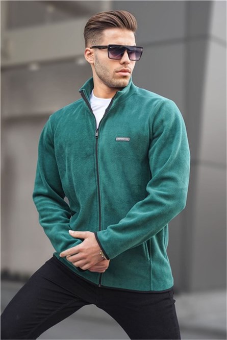 Moletom de lã masculino 6045 - Verde #362847