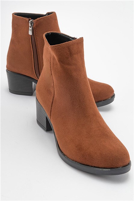Botas femininas de camurça com sola antiderrapante - Taba #410779